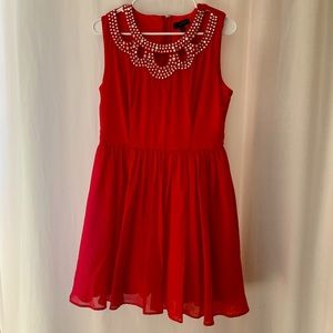 Jodi Kristopher Chiffon & Jewel Dress